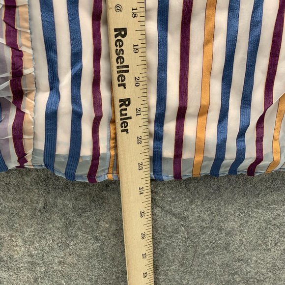 Anthropologie Maeve Shirt Women 2 Ladies Multi Colors Outdoors Casual Striped - Picture 7 of 11